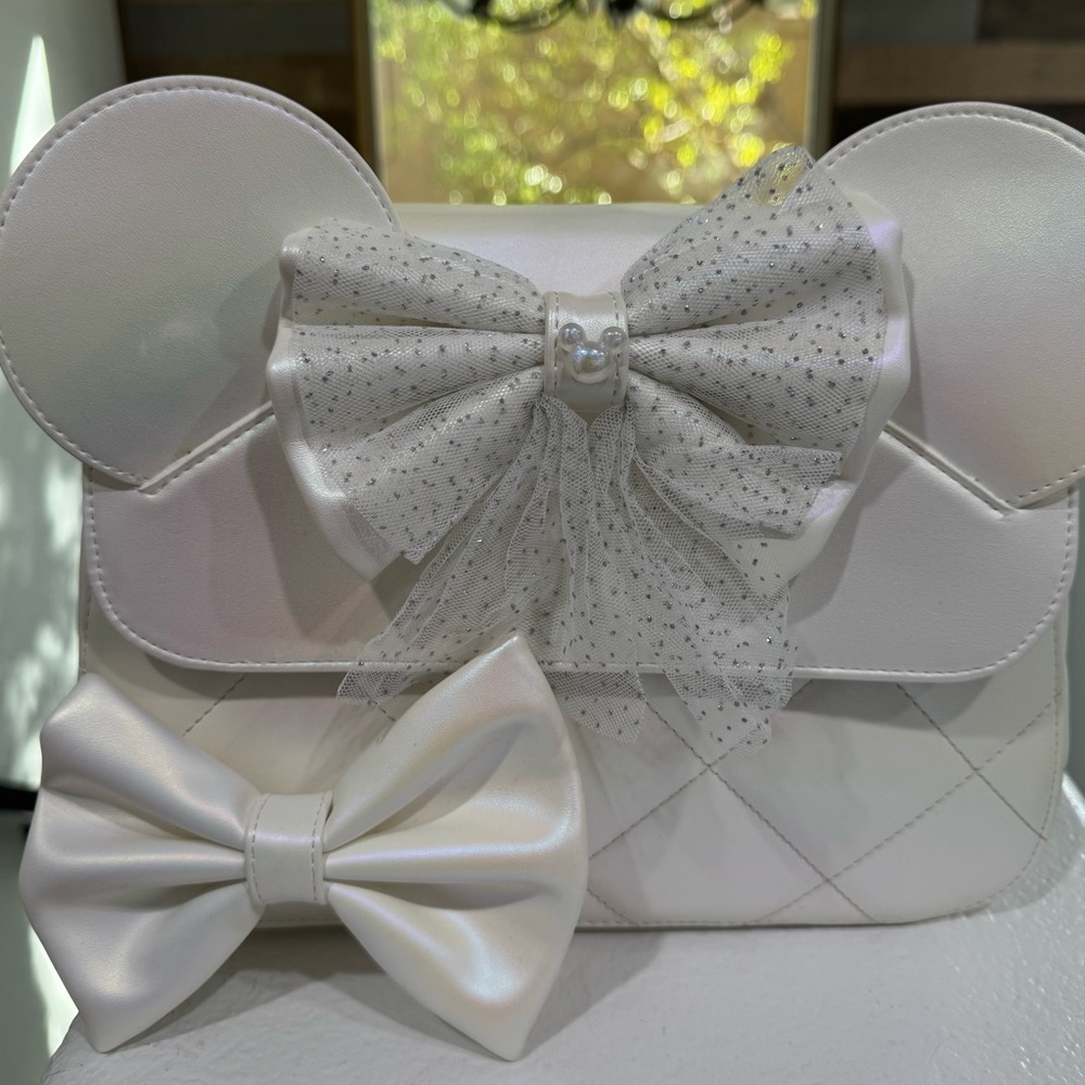 Loungefly White Bow Bag